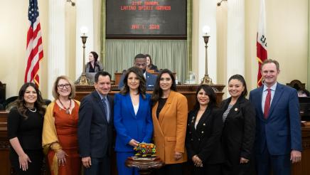 Graciela Moreno honored on Assembly Floor